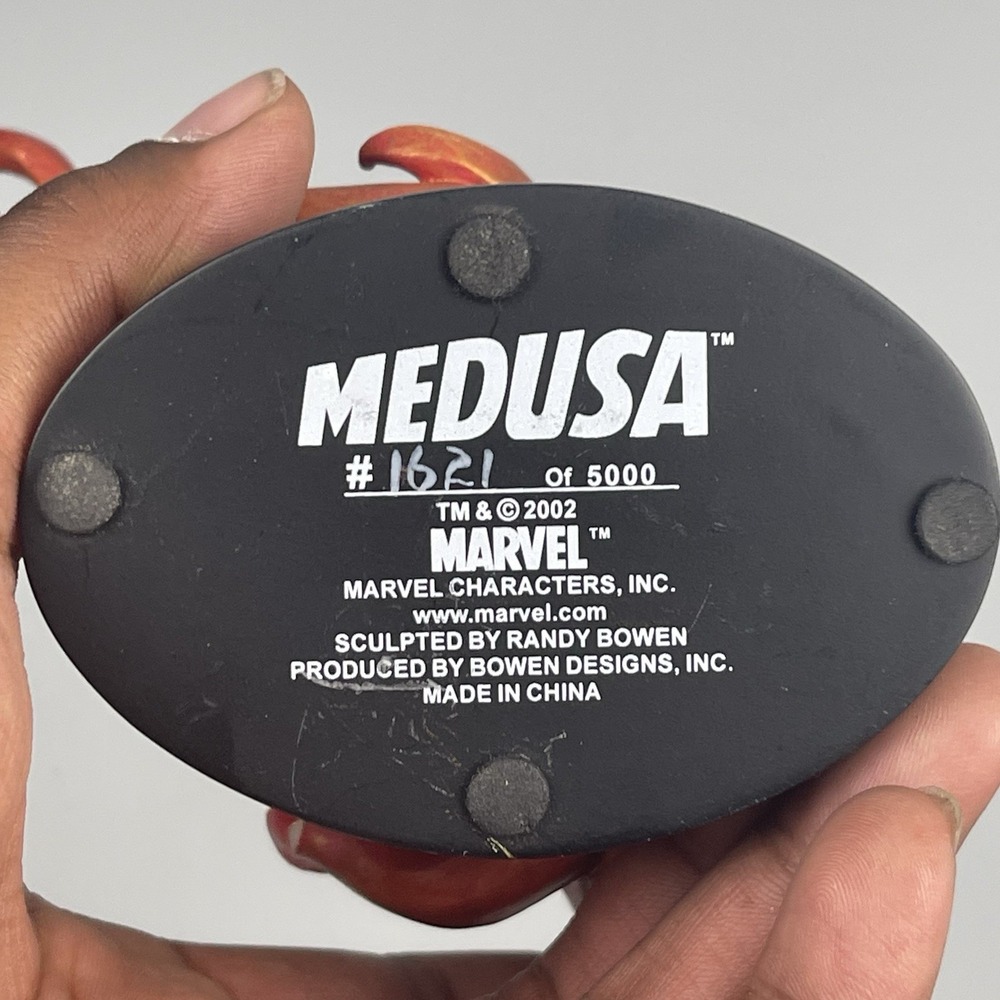 Bowen Designs Marvel Medusa Bust #1621/5000 2002 Randy Bowen Statue Damaged - Picture 5 of 6